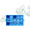 imageFarberware Pro Silicone Ice Cube Trays with Lid 4Piece Blue