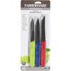 imageFarberware Professional 5242750 Paring Knives With Plastic Handles Set of 3 Green Blue and RedGreen  Blue and Red