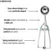 imageFarberware Professional Stainless Steel Cookie Dough Scoop 827 Inch BlackAqua Sky