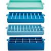 imageFarberware Pro Silicone Ice Cube Trays with Lid 4Piece Blue