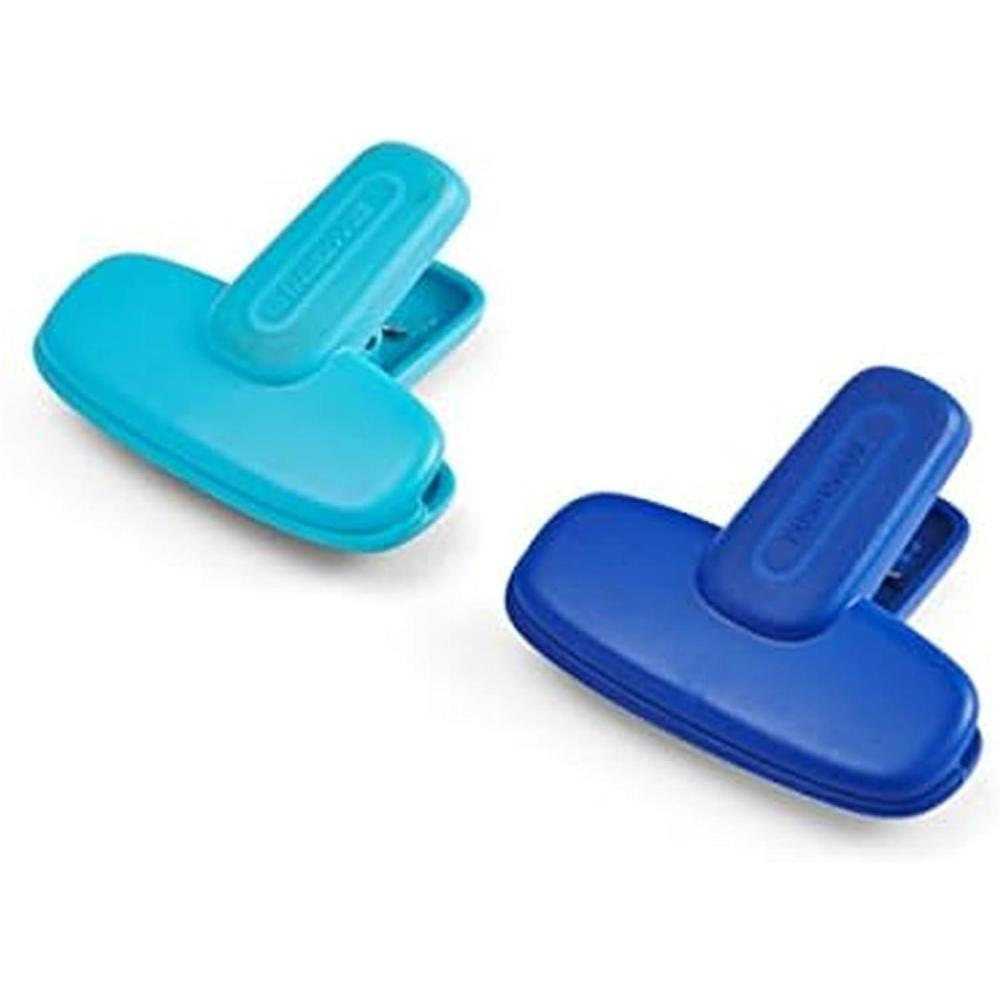 imageFarberware 5211487 Professional AllPurpose Magnetic Bag Clips Assorted ColorsLarge  Set of 2