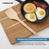 imageFarberware Beechwood Turner Spatula  Durable Wood Kitchen Utensil with Thin Tapered Edge Safe for Nonstick Cookware Perfect for Flipping Pancakes Eggs and More