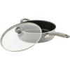 imageFarberware DuraStrong Nonstick Saute Pan with Lid 4 Quart Gray