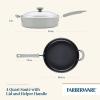imageFarberware DuraStrong Nonstick Saute Pan with Lid 4 Quart Gray