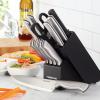 imageFarberware FPP12P 12Piece HighCarbon Stamped Stainless Steel Knife Block Set Black Block30Piece Knife Block and Tool Set