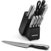 imageFarberware FPP12P 12Piece HighCarbon Stamped Stainless Steel Knife Block Set Black Block30Piece Knife Block and Tool Set