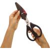imageFarberware SelfSharpening Stainless Steel AllPurpose Shears with Edgekeeper SleeveBlackRed