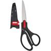 imageFarberware SelfSharpening Stainless Steel AllPurpose Shears with Edgekeeper SleeveBlackRed