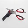 imageFarberware SelfSharpening Stainless Steel AllPurpose Shears with Edgekeeper SleeveBlackRed