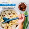 imageFarberware Silicone Meat Masher HeatResistant Up to 450F FourBeveled Blade Design for Mashing Chopping Stirring Ergonomic Grip Dishwasher Safe Nonstick Cookware Safe