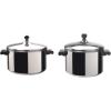 imageFarberware Classic 6Quart Stainless Steel Stockpot with Lid 4Quart Saucepot  Silver