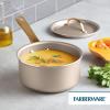 imageFarberware Radiant Nonstick Sauce Pan with Lid Dishwasher Safe 2 Quart ChampagneChampagne