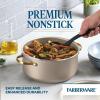 imageFarberware Radiant Nonstick Sauce Pan with Lid Dishwasher Safe 2 Quart ChampagneChampagne