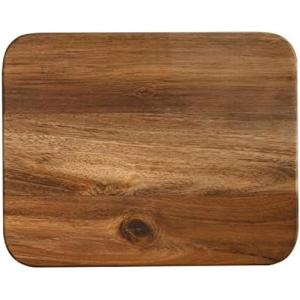 imageFarberware Acacia Wood Cutting Board 8 x 10  Reversible Charcuterie Board for Kitchen Prep Chopping Meats amp Veggies Gentle on Knives Kitchen Starter amp Gift Essential14L x 11W