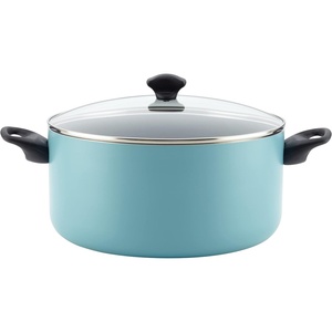 image:imageFarberware Promotional Dishwasher Safe Nonstick Stock PotStockpot with Lid  105 Quart BlueAqua Blue