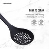 image:imageFarberware Classic Slotted Spoon Nylon Kitchen Utensil for Draining and Serving Pasta Vegetables Meat and More  Heat Resistant to 500F Safe for Nonstick Cookware Dishwasher Safe
