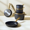 image:imageFarberware Forged Induction Ceramic Nonstick Cookware Set 9 Piece Black