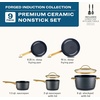 image:imageFarberware Forged Induction Ceramic Nonstick Cookware Set 9 Piece Black