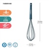 image:imageFarberware Pro Silicone Whisk Orion Blue  Heat Resistant to 450F Ergonomic Handle Safe for Nonstick Cookware Dishwasher Safe Kitchen Whisking Tool