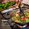 image:imageFarberware Professional Heat Resistant Nylon Angled Slotted Turner  Safe for NonStick Cookware Black