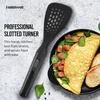 image:imageFarberware Professional Heat Resistant Nylon Angled Slotted Turner  Safe for NonStick Cookware Black