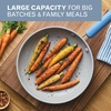 image:imageFarberware TrueCook Ceramic Plus InductionReady Dishwasher Safe 12Piece Cookware Set Steel Blue