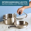 image:imageFarberware TrueCook Stainless Steel InductionReady Dishwasher Safe 12Piece Cookware Set Stainless Steel