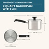 image:imageFarberware TrueCook Stainless Steel InductionReady Dishwasher Safe 2Quart Saucepan with Lid Stainless Steel