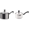 image:imageFarberware Classic Stainless Steel 2Quart Covered Saucepan with Farberware Classic Stainless Steel 1Quart Covered Straining Saucepan