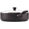 image:imageFarberware Dishwasher Safe Jumbo CookerSaute Pan with Helper Handle  6 Quart Black amp Nonstick Baking Pan  9 Inch x 13 Inch Gray