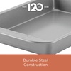 image:imageFarberware Dishwasher Safe Jumbo CookerSaute Pan with Helper Handle  6 Quart Black amp Nonstick Baking Pan  9 Inch x 13 Inch Gray