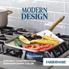 image:imageFarberware Radiant Nonstick Frying PanSkillet Dishwasher Safe 10 Inch Open Fry Pan  ChampagneGriddle 11Inch
