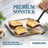 image:imageFarberware Radiant Nonstick Frying PanSkillet Dishwasher Safe 10 Inch Open Fry Pan  ChampagneGriddle 11Inch