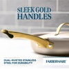 image:imageFarberware Radiant Nonstick Frying PanSkillet Dishwasher Safe 10 Inch Open Fry Pan  ChampagneSaute Pan 275 Quart