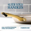 image:imageFarberware Radiant Nonstick Frying PanSkillet Dishwasher Safe 10 Inch Open Fry Pan  ChampagneSkillet 1225Inch