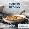 image:imageFarberware Radiant Nonstick Frying PanSkillet Dishwasher Safe 10 Inch Open Fry Pan  ChampagneSkillet 1225Inch
