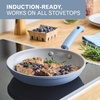 image:imageFarberware TrueCook Ceramic Plus Farberware TrueCook Ceramic Plus Nonstick Dishwasher Safe 10Inch Frying Pan Steel Blue 10Inch Frying Pan  Steel BlueSteel Blue