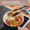image:imageFarberware TrueCook Ceramic Plus Farberware TrueCook Ceramic Plus Nonstick Dishwasher Safe 10Inch Frying Pan Steel Blue 10Inch Frying Pan  Steel BlueTaupe