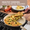 image:imageFarberware TrueCook Ceramic Plus Farberware TrueCook Ceramic Plus Nonstick Dishwasher Safe 10Inch Frying Pan Steel Blue 10Inch Frying Pan  Steel BlueTaupe