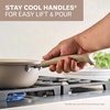 image:imageFarberware TrueCook Ceramic Plus Farberware TrueCook Ceramic Plus Nonstick Dishwasher Safe 35Quart Chef Pan Taupe 35Quart Chef Pan  Taupe