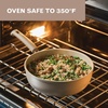 image:imageFarberware TrueCook Ceramic Plus Farberware TrueCook Ceramic Plus Nonstick Dishwasher Safe 35Quart Chef Pan Taupe 35Quart Chef Pan  Taupe