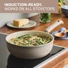 image:imageFarberware TrueCook Ceramic Plus Farberware TrueCook Ceramic Plus Nonstick Dishwasher Safe 35Quart Chef Pan Taupe 35Quart Chef Pan  Taupe