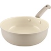 image:imageFarberware TrueCook Ceramic Plus Farberware TrueCook Ceramic Plus Nonstick Dishwasher Safe 35Quart Chef Pan Taupe 35Quart Chef Pan  Taupe