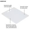 image:imageFARBERWARE Reversible Plastic Cutting Board 8x10 Inch White Dishwasher Safe NonPorous and Durable for Chopping Slicing Prep Easy to Store10L x 8W