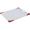 image:imageFarberware Cutting Board for Kitchen 11 x 14 Inch Nonslip Reversible Board Gentle on Knives NonAbsorbent Easy to Clean and Dishwasher SafeRedWhite