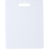 image:imageFARBERWARE Reversible Plastic Cutting Board 8x10 Inch White Dishwasher Safe NonPorous and Durable for Chopping Slicing Prep Easy to Store10L x 8W