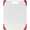 image:imageFarberware Cutting Board for Kitchen 11 x 14 Inch Nonslip Reversible Board Gentle on Knives NonAbsorbent Easy to Clean and Dishwasher SafeRedWhite