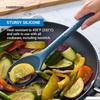 image:imageFarberware Colourworks Silicone Basting Spoon  Red Set of 2  11 HeatResistant Kitchen Utensils for Stirring Mixing Scraping amp Serving Safe for Nonstick Cookware Dishwasher SafeBlue