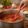 image:imageFarberware Colourworks Silicone Basting Spoon  Red Set of 2  11 HeatResistant Kitchen Utensils for Stirring Mixing Scraping amp Serving Safe for Nonstick Cookware Dishwasher SafeRed