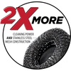 image:imageFarberware 5275065 Barbecue Grill Brush with Round Scourer Head BlackDual Grill Brush with Handle